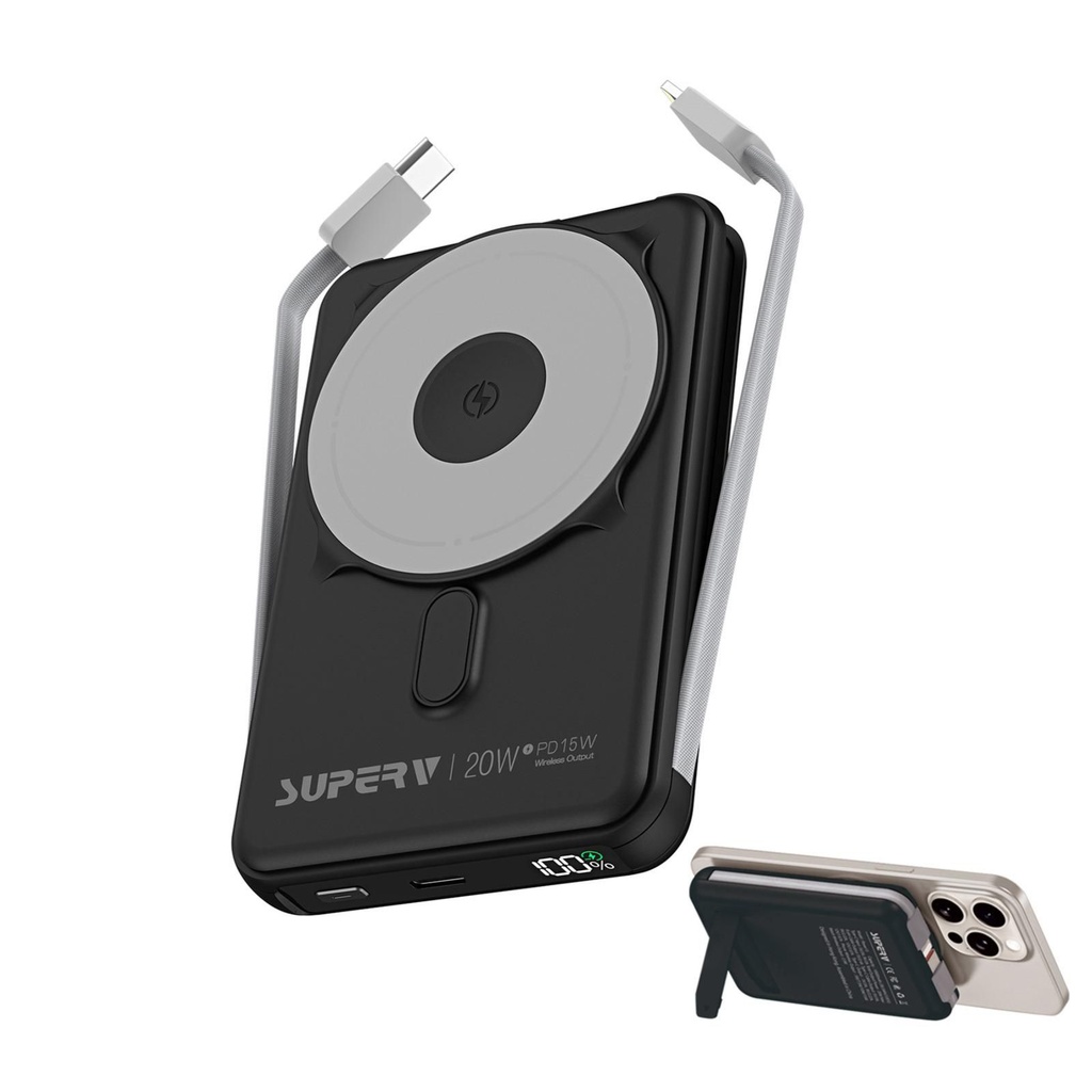 SuperV 3合1多功能無線移動電源⚡POWER13